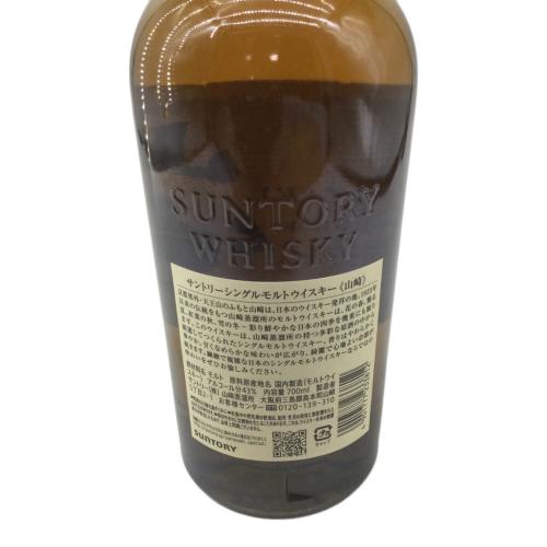 サントリー 山崎 ジャパニーズウィスキー シングルモルト 700ml