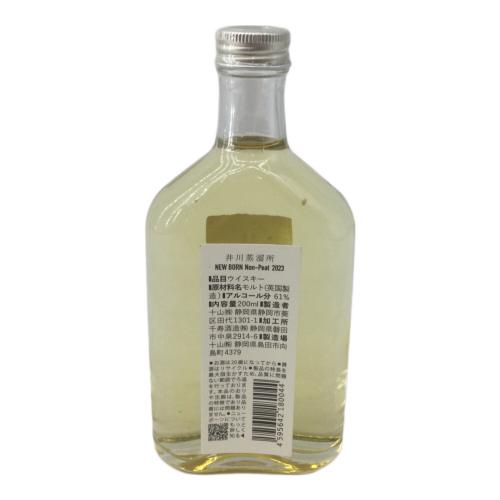 井川蒸留所 (イガワジョウリュウジョ) NEW BORN Non-Peat 2023 ジャパニーズウィスキー 200ml