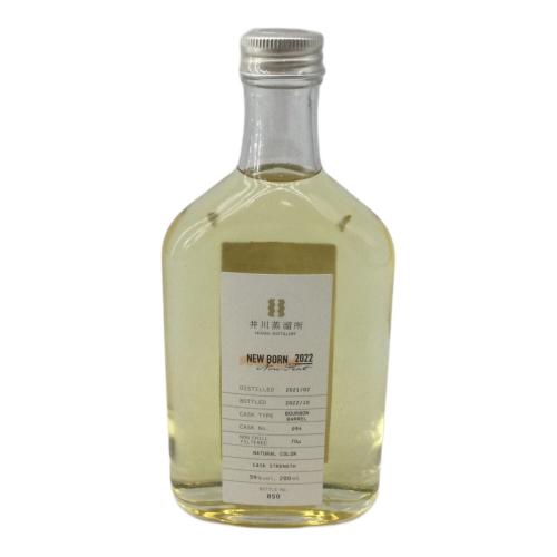 井川蒸留所 NEW BORN Non-Peat 2022 ジャパニーズウィスキー 200ml