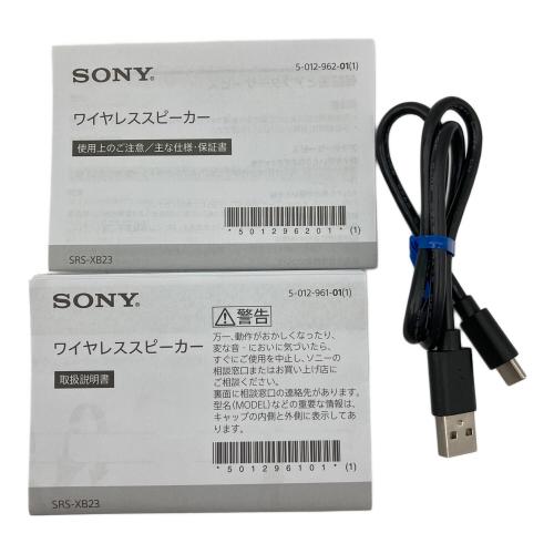 SONY (ソニー) ワイヤレススピーカー SRS-XB23