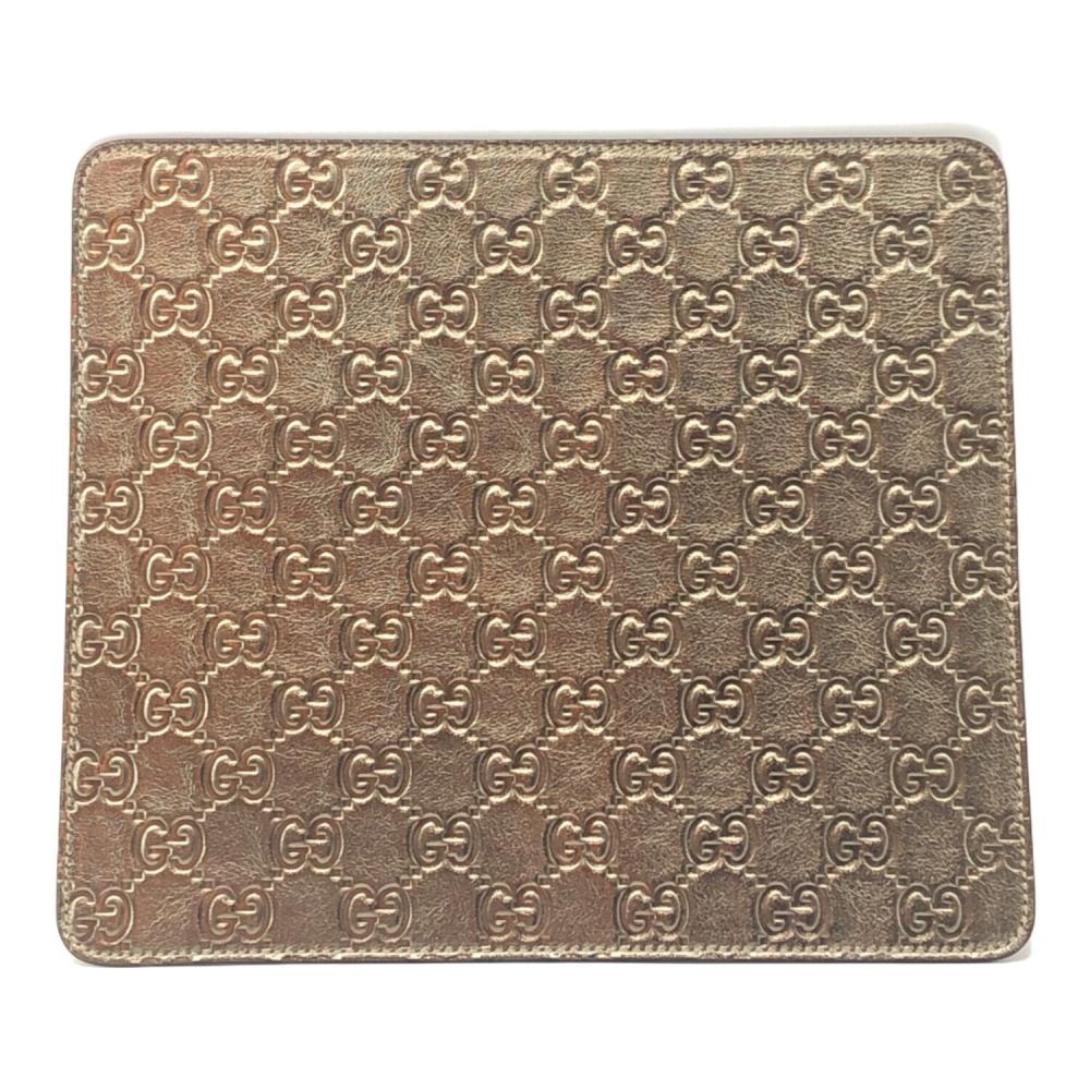 GUCCI (グッチ) マウスパッド シルバーゴールド｜トレファクONLINE