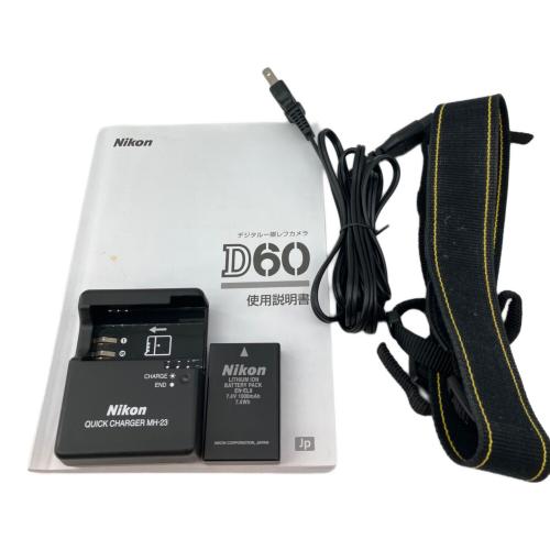 Nikon (ニコン) 一眼レフカメラ D60 レンズ:AF-S DX NIKKOR 18-55mm f/3.5-5.6G VR