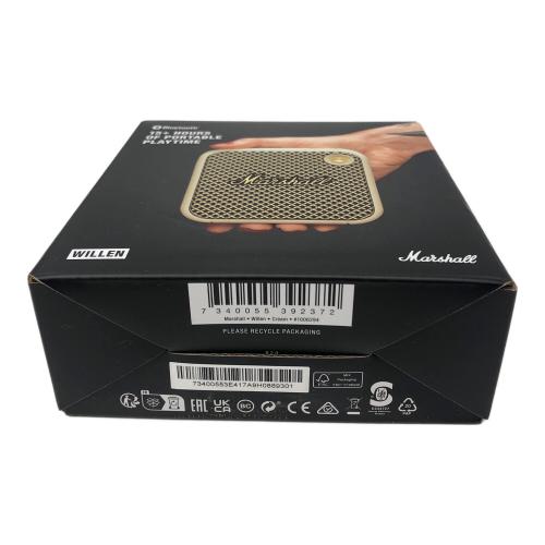 Marshall (マーシャル) Bluetooth対応スピーカー WILLEN