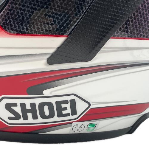 SHOEI (ショウエイ) バイク用ヘルメット ホワイト×レッド J-FORCE4 PSCマーク(バイク用ヘルメット)有