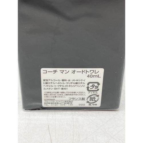 COACH (コーチ) オードトワレ 40ml コーチ マン
