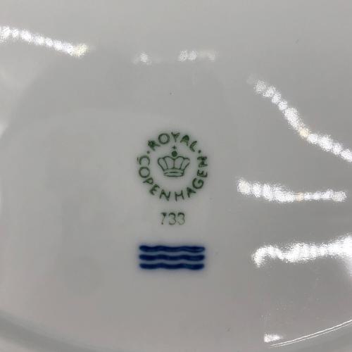 ROYAL COPENHAGEN (ロイヤル・コペンハーゲン) プレート ホワイトフルーテッド