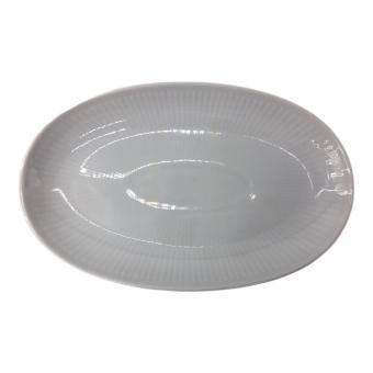 ROYAL COPENHAGEN (ロイヤル・コペンハーゲン) オーバルプレート ホワイトフルーテッド