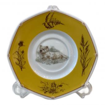 HERMES (エルメス) カップ&ソーサー シャス　ウエストハイランドホワイトテリア