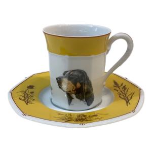 HERMES (エルメス) カップ&ソーサー グラン・ブルー・ド・ガスコーニュ シャス