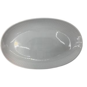 ROYAL COPENHAGEN (ロイヤル・コペンハーゲン) オーバルプレート 箱付 ホワイトフルーテッド