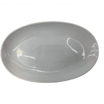 ROYAL COPENHAGEN (ロイヤル・コペンハーゲン) オーバルプレート 箱付 ホワイトフルーテッド