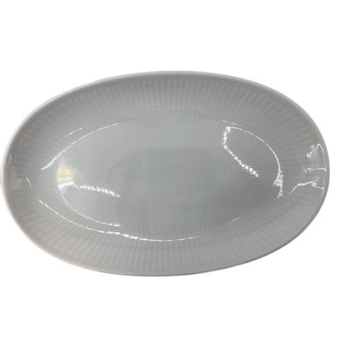 ROYAL COPENHAGEN (ロイヤル・コペンハーゲン) オーバルプレート 箱付 ホワイトフルーテッド