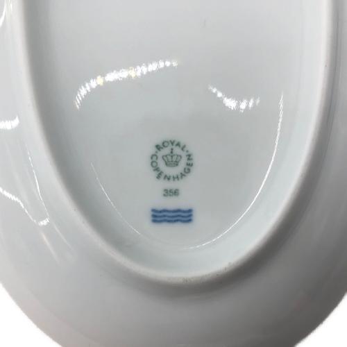 ROYAL COPENHAGEN (ロイヤル・コペンハーゲン) オーバルプレート 箱付 ホワイトフルーテッド