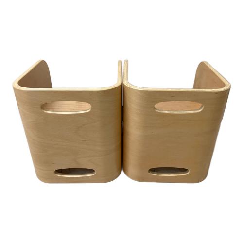 HOPPL キッズデスク&チェア ナチュラル コロコロ