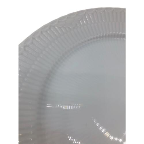 ROYAL COPENHAGEN (ロイヤル・コペンハーゲン) プレート 27cm ホワイトフルーテッド・ハーフレース