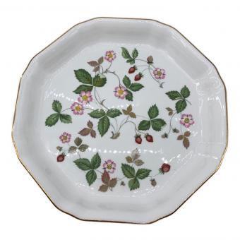 Wedgwood (ウェッジウッド) オクタゴナルディッシュプレート ワイルドストロベリー