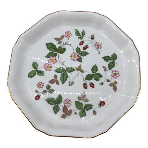 Wedgwood (ウェッジウッド) オクタゴナルディッシュプレート ワイルドストロベリー