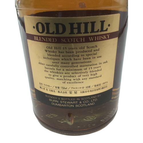 オールドヒル スコッチウィスキー 15年 750ml