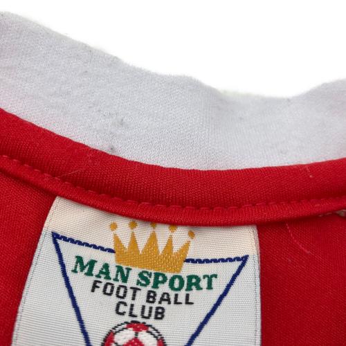 マンチェスターユナイテッド サッカーユニフォーム 06/07 AIG キッズ SIZE L レッド