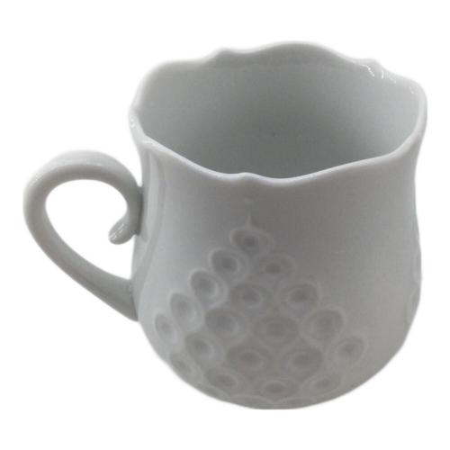 Meissen (マイセン) カップ&ソーサー ホワイトレリーフ