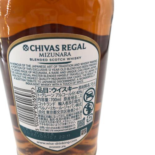 シーバスリーガル (CHIVAS REGAL) ミズナラ ウィスキー 12年 700ml