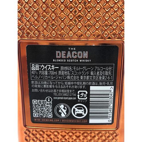 ザ・ディーコン スコッチウィスキー 700ml