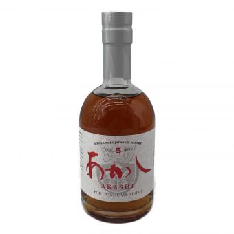 あかし SINGLE MOLT PORTWINE CASK FINISH ジャパニーズウィスキー 5年 500ml