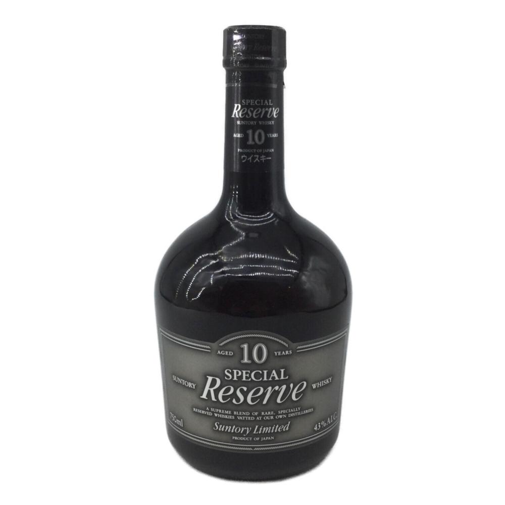 古酒　サントリー リザーブ　ウィスキー　10 Years　241108-37 サントリー リザーブ ジャパニーズウィスキー 10年 750ml｜トレファク