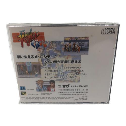 SEGA セガ Final FightCD ファイナルファイトCD メガドライブ用ソフト/メガ・CD用