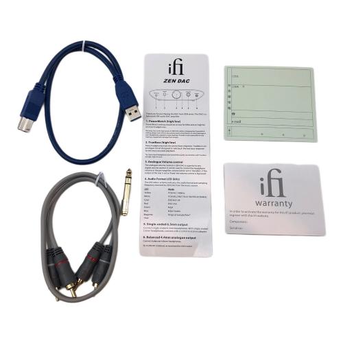 iFi Audio ZEN DAC V2 ヘッドフォンアンプ 2021年発売ﾓﾃﾞﾙ