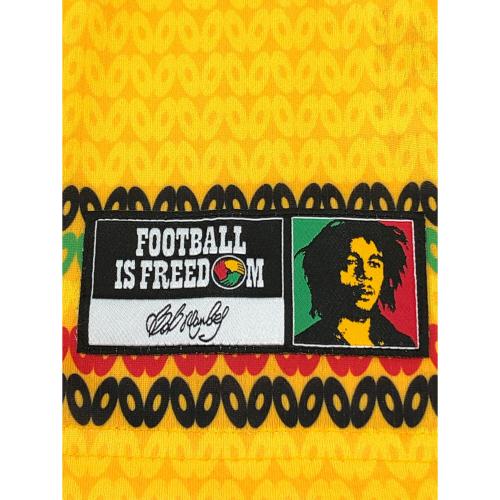 adidas (アディダス) サッカーウェア(トップス) KD0959 ジャマイカ代表×ボブマーリー メンズ SIZE L イエロー×ブラック