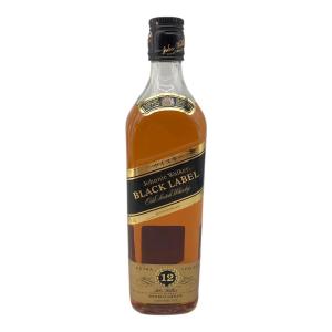 ジョニーウォーカー (Johnnie Walker) ブラックラベル スコッチウィスキー 12年 ＊目減り有 700ml