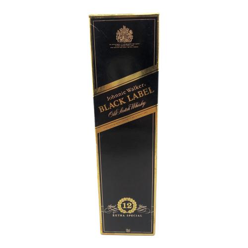 ジョニーウォーカー (Johnnie Walker) ブラックラベル スコッチウィスキー 12年 ＊目減り有 700ml