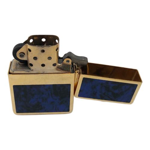 ZIPPO (ジッポ) オイルライター 1935レプリカ ブルーマーブル ゴールドタンク シリアルナンバー入り  1511