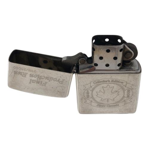 ZIPPO (ジッポ) オイルライター カナダ ファイナルプロダクションラン シリアルナンバー入り 2119/25000