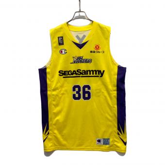 Champion (チャンピオン) バスケットボールユニフォーム SUN ROCKERS 36番 メンズ SIZE XL イエロー