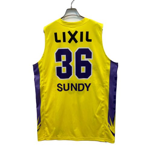 Champion (チャンピオン) バスケットボールユニフォーム SUN ROCKERS 36番 メンズ SIZE XL イエロー