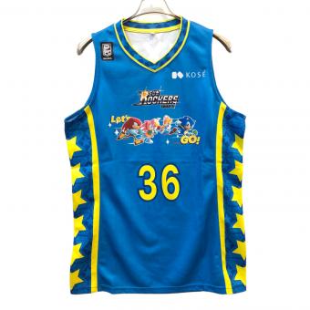 KOSE (コーセ) バスケットボールユニフォーム SUN ROCKERS ソニックコラボ 36番 メンズ SIZE L