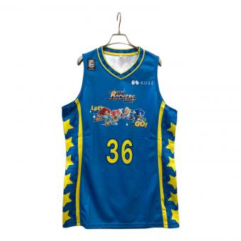 KOSE (コーセ) バスケットボールユニフォーム SUN ROCKERS ソニックコラボ 36番 メンズ SIZE L ブルー