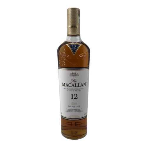 マッカラン (MACALLAN) ダブルカスク スコッチウィスキー 12年 700ml