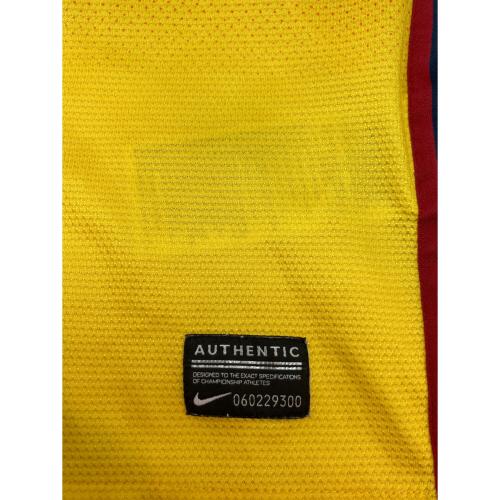 NIKE (ナイキ) サッカーユニフォーム 478326-815 FCバルセロナ 12/13 ユニフォーム アウェイ メンズ SIZE L オレンジ×イエロー