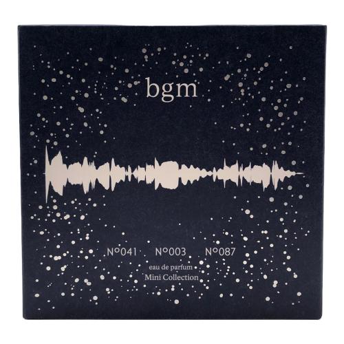 bgm (ビージーエム) オードパルファム 8ml×3セット 残量80%-99% ミニコレクション