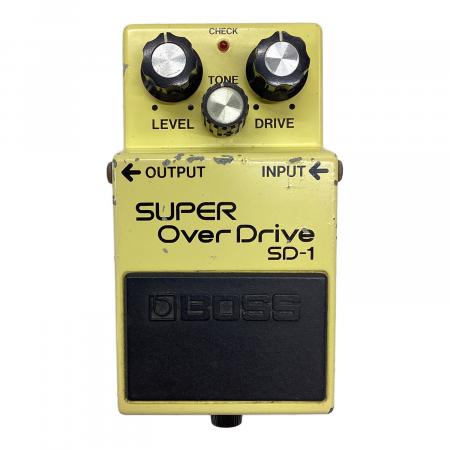BOSS SUPER OverDrive SD-1 本体 マレーシア産 BOSS (ボス) オーバードライブ SD-1 箱付 ※ACA仕様 1983年製 S/N