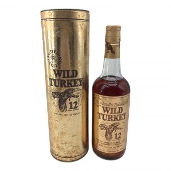 ワイルドターキー (WILD TURKEY) バーボン ＊目減り/箱・ラベルイタミ有 750ml
