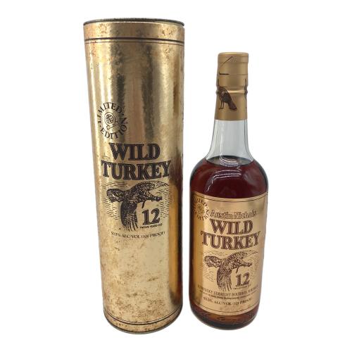ワイルドターキー (WILD TURKEY) バーボン ＊目減り/箱・ラベルイタミ有 750ml