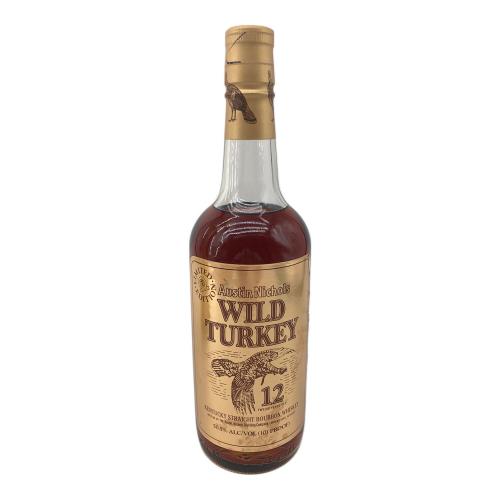 ワイルドターキー (WILD TURKEY) バーボン ＊目減り/箱・ラベルイタミ有 750ml