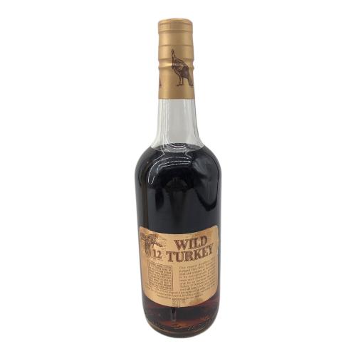 ワイルドターキー (WILD TURKEY) バーボン ＊目減り/箱・ラベルイタミ有 750ml