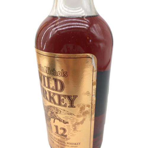 ワイルドターキー (WILD TURKEY) バーボン ＊目減り/箱・ラベルイタミ有 750ml