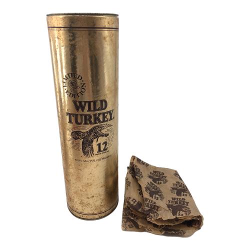 ワイルドターキー (WILD TURKEY) バーボン ＊目減り/箱・ラベルイタミ有 750ml