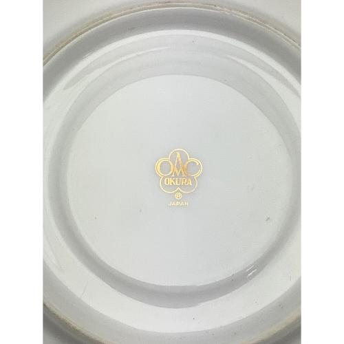 大倉陶園 (オオクラトウエン) カップ&ソーサー ＊金縁塗装剥げ